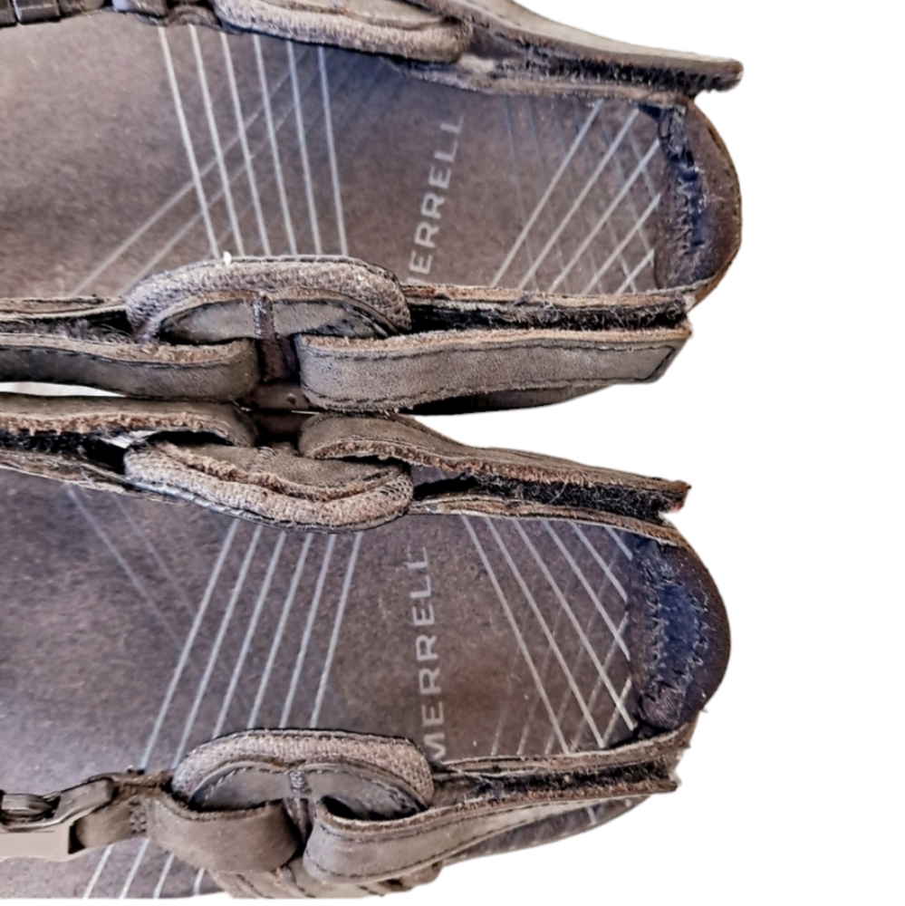 Merrell Aster Bungee Women's Black Strappy Leather Performance Sandals sz8 - Picture 9 of 9